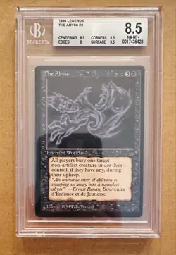 The Abyss - Legends - MTG - BGS 8.5. NM-MT+. Beauty. - Image 1