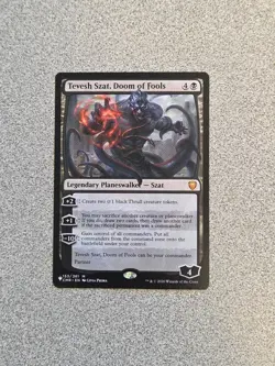 Magic The Gathering Tevesh Szat, Doom of Fools Commander Legends 2020 MTG - Image 1