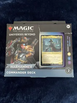 Magic the Gathering MTG Warhammer 40,000 - Forces of the Imperium Commander Deck - Image 1