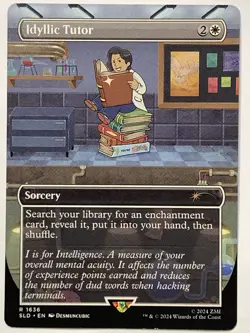 MTG TCG - Idyllic Tutor 1636 Secret Lair Fallout S.P.E.C.I.A.L. - NM - Image 1