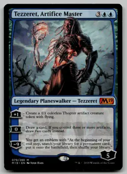 Tezzeret, Artifice Master M Core Set 2019 79 NM - Image 1
