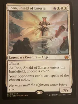 FOIL Iona, Shield of Emeria #020/249 MTG Modern Masters 2015 Mythic NM English - Image 1