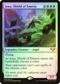 MTG - Iona, Shield of Emeria - Foil Modern Masters 2015 - MTG Foil Card LP - Image 1