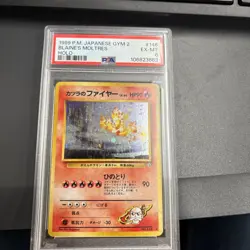 1999 POKEMON JAPANESE GYM 2 #146 BLAINE'S MOLTRES-HOLO PSA 6 EX-MT - Image 1