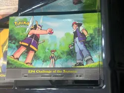 Pokemon TV Animation Series 2 #EP4 Challenge of the Samurai- Foil Topps - Image 1