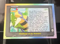 Pokemon TV Animation Series 2 #EP4 Challenge of the Samurai- Foil Topps - Image 3