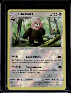 Bewear 112/149 SM Base Set Reverse Holo 2017 (FRENCH) (LP) / Pokemon TCG - Image 1