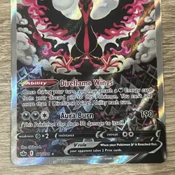 Pokemon TCG Galarian Moltres v Chilling Reign Card 177/198 Near Mint Condition - Image 5