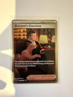 Giovanni's Charisma 204/165 - Scarlet & Violet 151 - Pokemon TCG - Image 1
