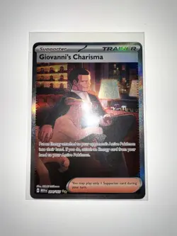 Giovanni's Charisma 204/165 - Scarlet & Violet 151 - Pokemon TCG - Image 2