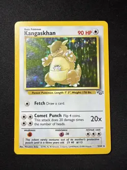 Pokemon TCG Kangaskhan 5/64 Jungle Vintage Holo LP - Image 1