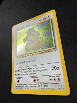 Pokemon TCG Kangaskhan 5/64 Jungle Vintage Holo LP - Image 2