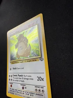 Pokemon TCG Kangaskhan 5/64 Jungle Vintage Holo LP - Image 3