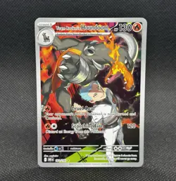 Pokemon TCG Team Rockets Houndoom Illustration Rare Card 191/182 Destined Rivals - Image 1