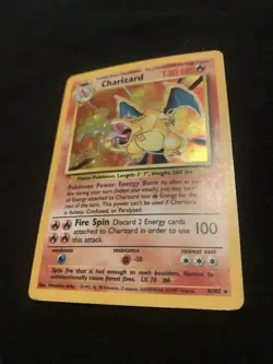 Charizard 004/102 Base Set (1999) Holo Foil Rare Vintage Pokemon TCG Card - Image 5