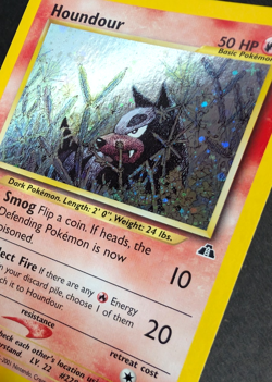 Pokemon TCG: Houndour 5/75 Neo Discovery WoTC Holo Rare NM - Image 3