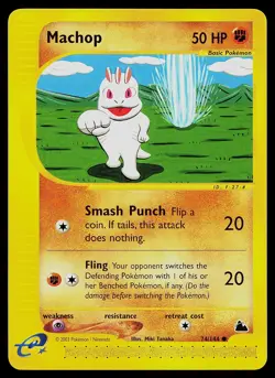 Pokemon Card - Machop Skyridge 74/144 Common - Image 1