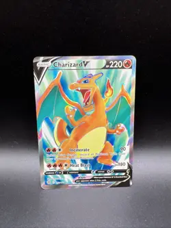 Pokemon Charizard V (Full Art) 153/172 Swsh09: Brilliant Stars Holo - Image 1
