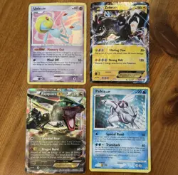 Pokemon Card Holo Lot, DMG, Diamond & Pearl, BW Promo, Rayquaza, Zekrom, Uxie - Image 1