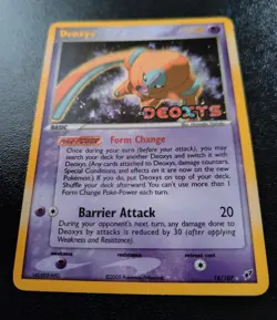 Pokemon TCG, ex Deoxys Card, #18/107, Rare Reverse Holo,Stamped, NM. - Image 4
