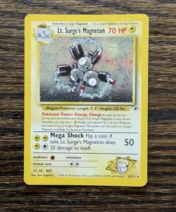 Pokemon TCG Gym Heroes & Challenge 55 Cards Holo Lt Surge Magneton - Image 1