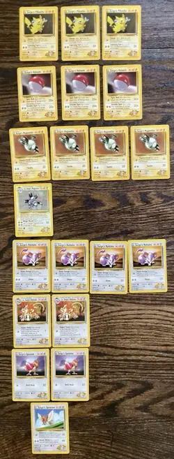 Pokemon TCG Gym Heroes & Challenge 55 Cards Holo Lt Surge Magneton - Image 3