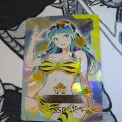 Lum Goddess Story Doujin Waifu Trading Card SSR Urusei - Image 1