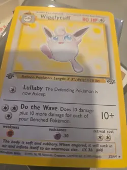 Pokemon TCG Wigglytuff Jungle 32/64 1st Edition Non-Holo Card LP - Image 5