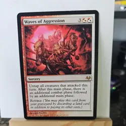 1x Waves of Aggression Eventide Rare NM Condition - MTG Magic the Gathering - Image 1