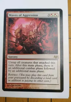 MTG - Waves of Aggression - Eventide - Regular - LP - Rare - Magic The Gathering - Image 2
