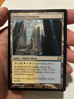Hallowed Fountain Return to Ravnica Regular X1 NM MTG Magic The Gathering - Image 1