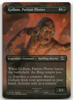 Gollum, Patient Plotter (Borderless) (LTR Bundle) (Foil) NM Unique and Miscellan - Image 1