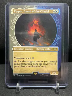 Pippin, Guard of the Citadel - Showcase - Magic MTG 2023 Lord of the Rings NM - Image 1