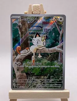 Pokemon Meowth 106/094 PFLN Holo Basic 70 HP - Pokemon TCG - English - Image 1
