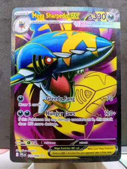 Pokemon TCG: Mega Sharpedo ex #113/094 Phantasmal Flames Ultra Rare Full Art - Image 1