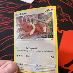 Pokemon TCG Eevee Black Star Promo SWSH175 HD Galaxy Swirl NM - Image 1