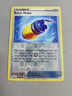 Boost Shake | Reverse Holo | NM/M | SWSH Evolving Skies 142/203 | Pokemon - Image 1