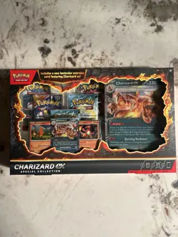 ‼✅ Pokemon TCG Charizard EX Special Collection Box - Image 1