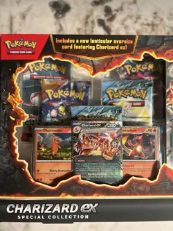 ‼✅ Pokemon TCG Charizard EX Special Collection Box - Image 2