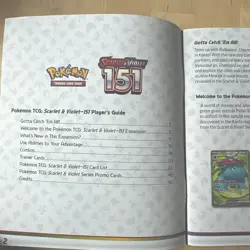 Pokemon TCG Scarlet and Violet 151 Players Guide ETB Checklist Booklet Book - Image 3