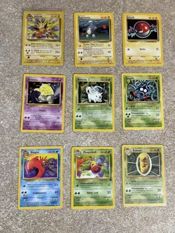 Vintage Pokemon Binder Collection Base Set NM-HP Condition 1999 WOTC TCG Lot #8 - Image 1