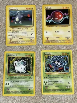 Vintage Pokemon Binder Collection Base Set NM-HP Condition 1999 WOTC TCG Lot #8 - Image 3