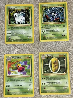 Vintage Pokemon Binder Collection Base Set NM-HP Condition 1999 WOTC TCG Lot #8 - Image 5