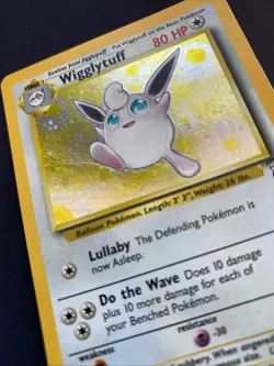 Pokemon TCG Wigglytuff Base Set 2 19/130 Holo Rare HP. - Image 4