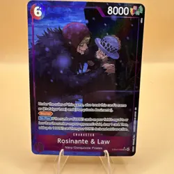 Rosinante & Law Alt Art EB04-038 One Piece Azure Sea's Seven English OP14 - Image 1