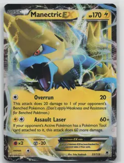 Pokemon Card Manectric EX Ultra Rare XY - Phantom Forces 23/119 MP - Image 1