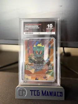 Pokemon TCG Marshadow 146/132 Illustration Rare Mega Evolution PERFECT ACE 10 - Image 1