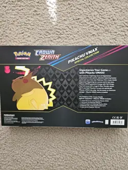 Pokemon Sword & Shield Crown Zenith Pikachu VMAX Special Collection Sealed Box - Image 2
