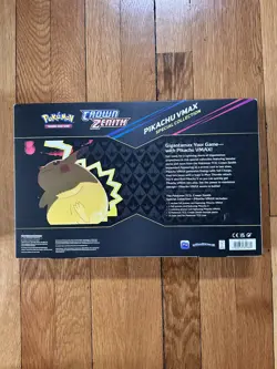 Pokemon Sword & Shield Crown Zenith Pikachu VMAX Special Collection Sealed Box - Image 2
