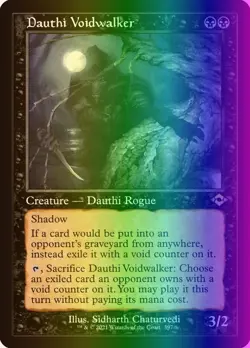 MTG Dauthi Voidwalker (397/767) Modern Horizons 2 NM FOIL- Retro - Image 1